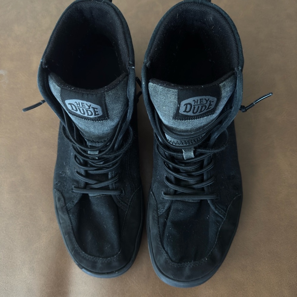 Hey Dude Women's Black Sneakers